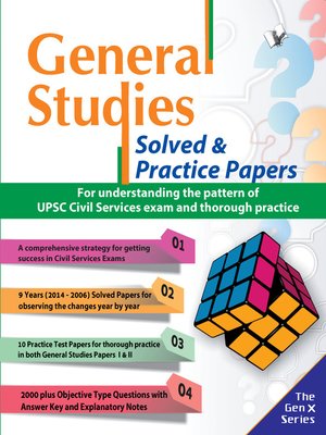 cover image of General Studies Solved & Practice Paper